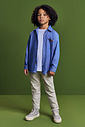 Camisa Tricoline Infantil Menino Denim Divertto