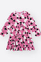 Vestido Infantil Manga Longa com Babados Três Marias – Vestido Menina Corações Mundo Cinti