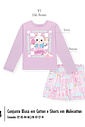 Conjunto Menina com Cheirinho Patchwork Mundo Cinti