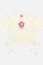 Conjunto Infantil Menina Blusa E Short Cute Natural Mundo Cinti