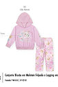 Conjunto Felpado Bebê Menina Sweet Bests Mundo Cinti