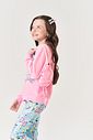 Conjunto Infantil Menina Blusão; Calça Dino E Bolsa Rosa Mundo Cinti