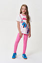 Conjunto Infantil Menina Blusa Alongada Best Friends e Legging com Strass