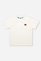 Conjunto Infantil Camiseta Texturizada e Bermuda Denim