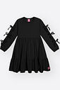 Vestido Infantil Rodado com Babados e Laços – Vestido Menina Inverno Mundo Cinti