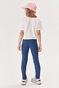 Blusa Boxy Infantil Menina Com Strass Natural Cinti