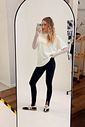 Blusa em Tule Flávia Poá Off White