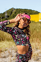 Conjunto Blusa Boxy E Calça Boot Cut Total Print Preto Dway