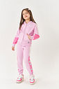 Conjunto Infantil Menina Jaqueta E Calça Jogger Mescla Mundo Cinti