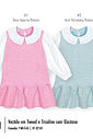 Vestido Infantil Manga Longa com Gola Boneca – Vestido Menina em Tweed Elegante Vestido Infantil Manga Longa com Gola Boneca – Vestido Menina em Tweed Elegante