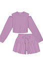 CONJ BLUSA E SHORTS LL TULIPA/LL TULIPA