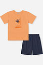 Conjunto Infantil Camiseta Sail e Bermuda Nylon Energy