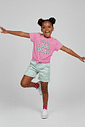 CONJ BLUSA E SHORTS RS CONFETE/AZ BLUE L