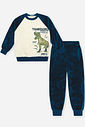 Pijama de Inverno Infantil Menino Tyranossaurus Divertto
