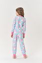 Pijama Infantil Menina Blusa Sweet E Calça Azul Mundo Cinti
