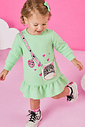 Vestido de Inverno Bebê Menina com Bolsa Wild Mundo Cinti