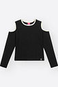 Blusa Glow Infantil Menina com Recorte Ombros Beli.me