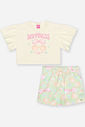 Conjunto Menina Happiness Verde Mundo Cinti