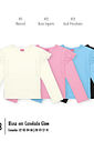 Blusa Menina em Canelado Glow Babados Mundo Cinti ROSA IOGURTE
