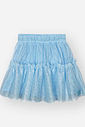 Conjunto Bebê Menina Body com Saia em Tule Foil Ursinha – Look Delicado Cinti Baby NATURAL/AZ PORCELANA
