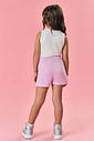 Short Infantil Menina Básico Rosa Mundo Cinti
