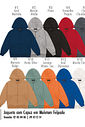 Jaqueta Felpada com Capuz Infantil Menino Kippos LARANJA WINTER SUN