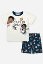 Pijama Infantil Menino Capy in Space em Malha Suede
