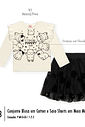 Conjunto Bebê Menina PURRRY em Tule de Gato Beli.me