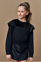 Conjunto Infantil Menina Glam em Veludo Glow Beli.me