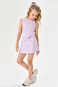 Blusa Cropped Infantil Menina Coração Lilás Cinti Blusa Cropped Infantil Menina Coração Lilás Cinti
