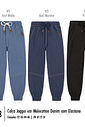 Calça Jogger Infantil Menino em Denim com Elastano Divertto