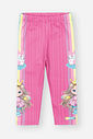 Legging Bebê Menina Total Print Rosa Mundo Cinti