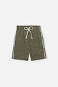 Conjunto Infantil Menino Camiseta Expedition e Bermuda com Elastano Musgo