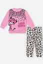 Conjunto Felpado Bebê Menina Onça Wild Child Mundo Cinti