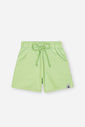 Shorts Infantil Básico em Moletinho – Short Menina Verão com Cordão VERDE ALGA