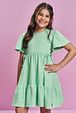 Vestido Infantil Menina em Tecido Texturizado Lastex – Vestido Fresquinho Mundo Cinti
