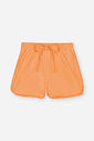 Shorts Infantil em Malha UV Neon – Short Menina Moda Praia Verão com Cordão LARANJA