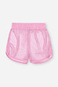 Biquíni Infantil em Malha UV com Estampa de Unicórnio e Shorts em Tela – Moda Praia Menina Verão ROSA IOGURTE