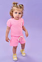 Blusa Bebê Menina Estampa Puff Lilás Cinti