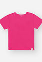 Blusa Infantil Básica em Cotton – Camiseta Menina Manga Curta Verão ROSA CRUSH