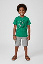 CONJ CAMISETA E BERMUDA VD VIVID/MESCLA M