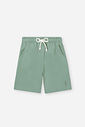 Bermuda Infantil Menino Olive em Moletom sem Felpa
