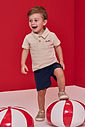 Conjunto Bebê Menino Camisa Polo Texturizada e Bermuda Duna