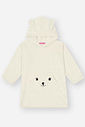 Poncho Infantil Menina Pelo Natural Mundo Cinti