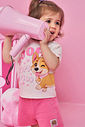 Conjunto Bebê Menina Cachorrinha com Orelhas Interativas – Blusa Boxy e Shorts em Algodão NATURAL/RS CONFETE
