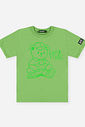 Conjunto Menino Camiseta Urso Gamer e Bermuda Selva