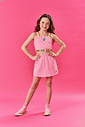 CONJ BLUSA E SHORTS/SAIA RS BARBIE/RS BARBIE