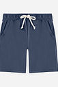 Conjunto Menino Menino Camiseta Listrada e Bermuda Marinho
