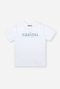 Camiseta Infantil Coastal em Meia Malha Branca