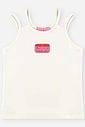 Conjunto Infantil Menina Regata com Recorte e Short Estampa Bandana